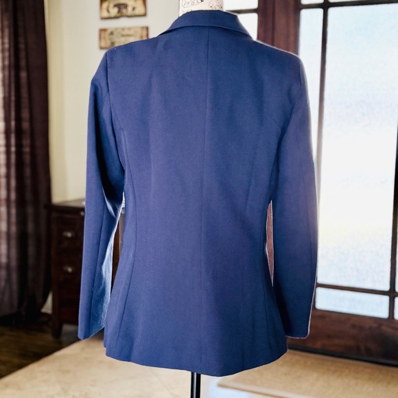 CICY BELL | Casual Work Blazer in Navy, Size Small - Picture 2 of 5